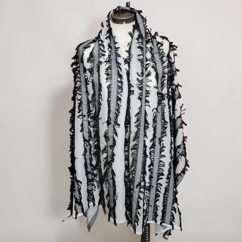 Chloe Fil Coupe Stripe Scarf